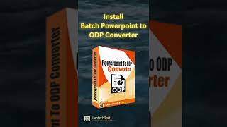 How To Convert Powerpoint Files In Odp File Type? Link In Description