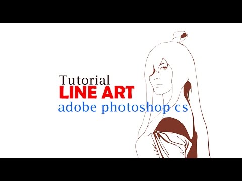 Tutorial Membuat Line Art dengan Adobe Photoshop cs