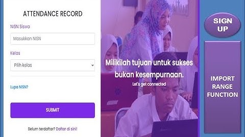 ABSENSI ONLINE WEB APP SCRIPT