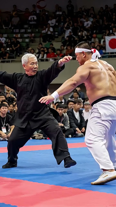 Wudang masters challenge Japanese players # Fight boxing and combat  # Competition venue