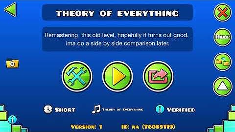 Theory of Everything Remastered