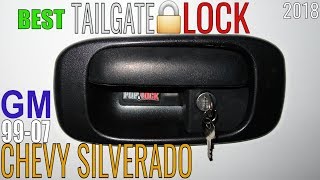 Chevy Silverado 1500 Sierra TAILGATE LOCK Pop & Lock Review How To Install Locking Rear Handle Latch