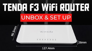 Tenda F3 Wifi High Power Wireless Wifi Router (UNBOXING / SET UP GUIDE)