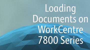 Document Input - Xerox 7800 Series Training, QDoxs