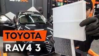 Como substituir Filtro de pólen TOYOTA Avalon Limousine (_X4_) - vídeo guia