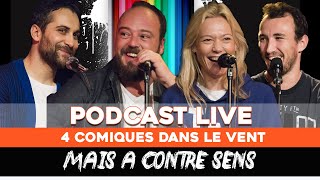 Ep 9 - Alban Ivanov, Caroline Vigneaux, Pierre Thevenoux, Seb Mellia - 4 Comiques dans le vent