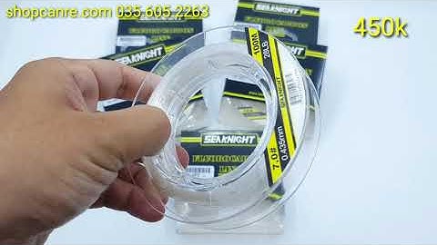 Cước link 100% Fluorocacbon câu lục, câu biển, câu tra