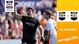 FIH Hockey Pro League 2022-23: Germany vs New Zealand (Men, Game 1) - Highlights