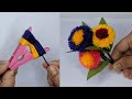 New Hand Embroidery Flower design idea. Super Hand Embroidery Flower design trick