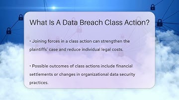 What Is A Data Breach Class Action? - SecurityFirstCorp.com