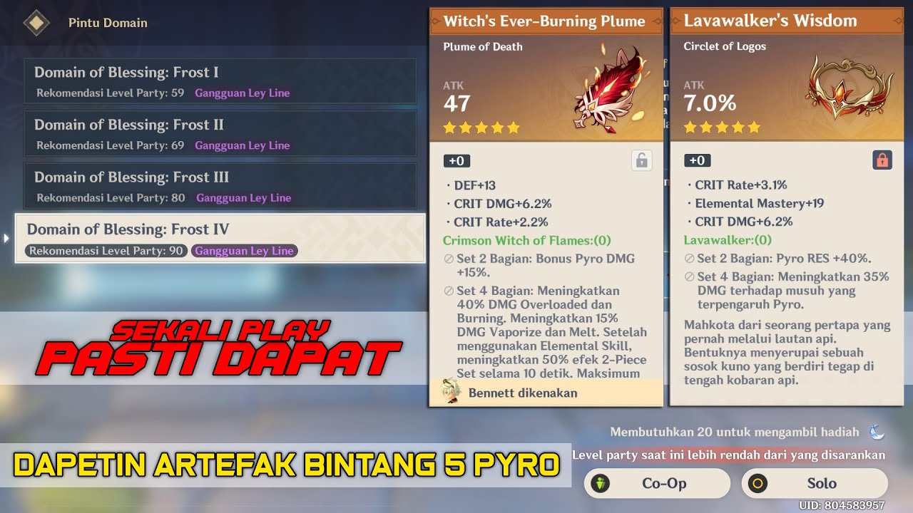 How To Unlock Hidden Palace Of Zhou Formula Entrance Genshin Impact Domain Of Blessing Frost Youtube
