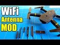 Eachine E58 Wifi Antenna Mod Install - Increase / Extend Wifi FPV Range And Fly Drone With Phone