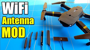 Eachine E58 Wifi Antenna Mod Install - Increase / Extend Wifi FPV Range And Fly Drone With Phone