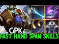 GPK [Tinker] Super Mid 11k MMR Insane Fast Hand Spam Skills Dota 2