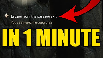 ESCAPE FROM THE PASSAGE EXIT in WHERE WINDS MEET ✅SOLUTION✅