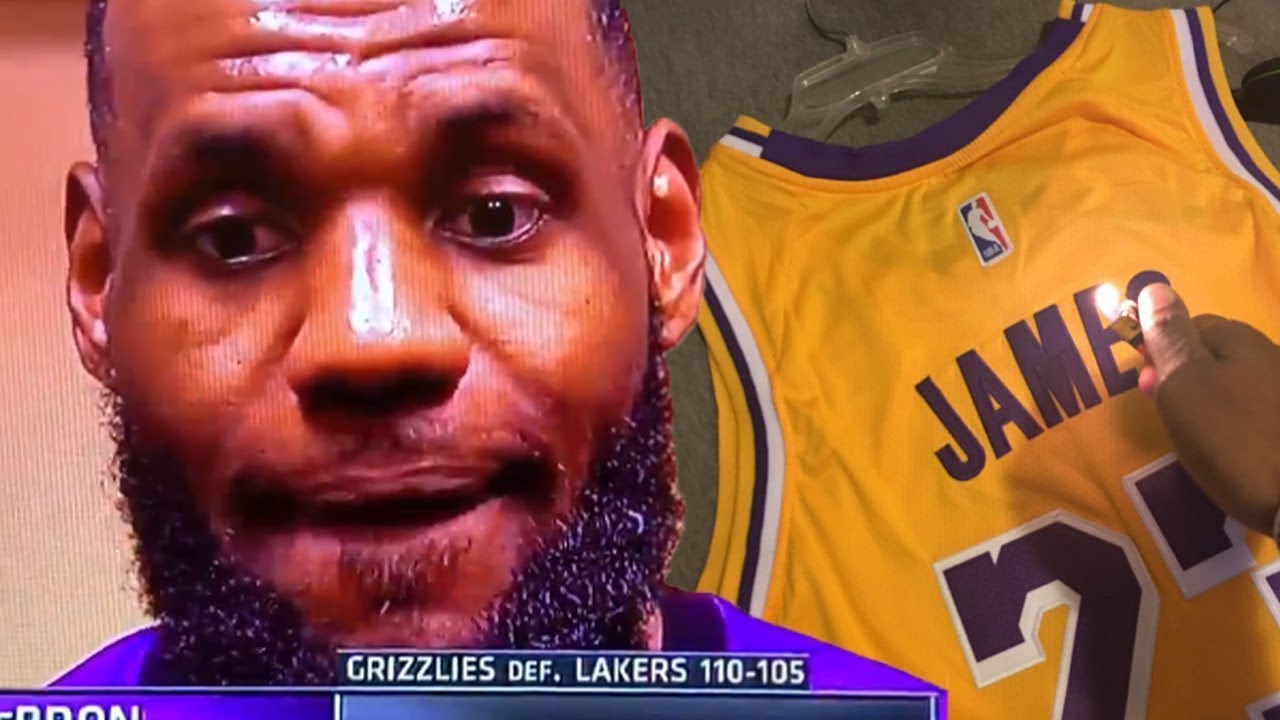 lebron james burning jersey