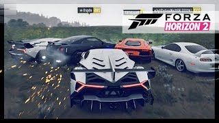 Forza horizon 2 - veneno ftw, pizza delivery, and rally cars!