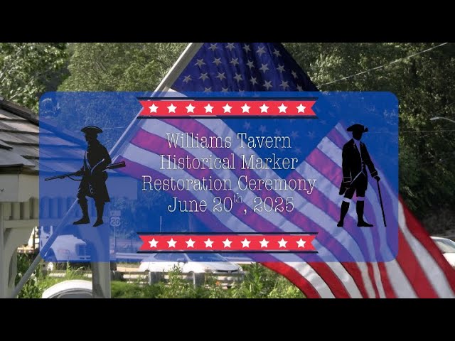 Williams Tavern Historical Marker Restoration Ceremony