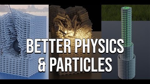 NEW Update, New Features for Physics and Simulation (Blender Addon)