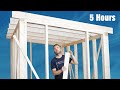 Frame a Quality Shed in 5 hours - Side Hustle Ideas