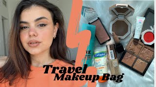 شنطة مكياج للسفر ٢٠٢١ || My Travel Makeup Bag 2021