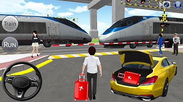 Today I Use Train For Traveling - 3D Driving Class Android Gameplay - Car Driving Games 2025