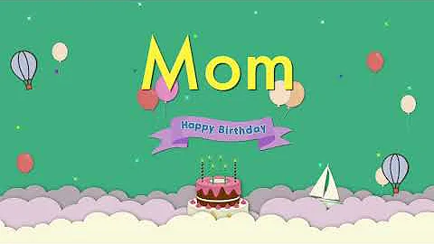 Happy Birthday Mom Party Banner Background - 10 hours