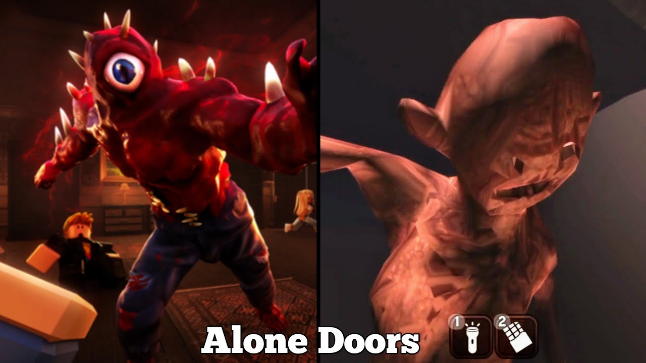 Horror Games Roblox Doors Monsters Keychain – Linoos