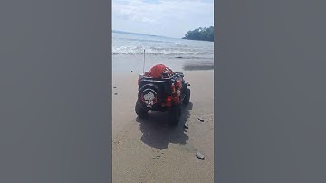 RC Beach Run #rcoffroad #automobile #rcoffoad #radiocontroltoys #axial