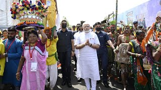 Highlights from PM Modi's visit to Navsari and Ahmedabad in Gujarat