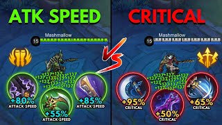 Moskov Attack Speed Build vs Moskov Critical Build