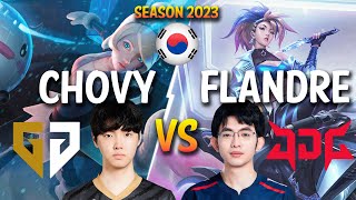 GEN Chovy vs JDG Flandre - Chovy ORIANNA vs Flandre AKALI Mid - Patch 14.1 KR Ranked