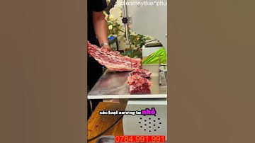 Máy cưa xương đa năng, phục vụ ngành chế biến thực phẩm tiện lợi