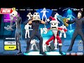 JACK SKELLINGTON vs MICHAEL MYERS doing all Fortnite Built-In Emotes