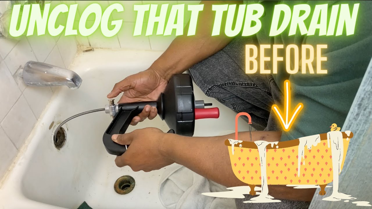 How to Unclog a Bathtub Drain