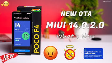 Finally POCO F4 MIUI 14.0.2 Indian Stable Update Full Changelog & features | POCO F4 MIUI 14
