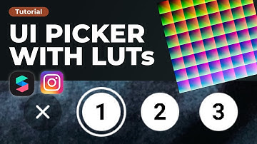 UI Picker for Multiple LUTs | Spark AR Tutorial - Changing Color Grading with Buttons for Instagram