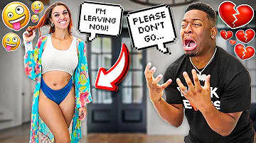 LEAVING THE HOUSE IN A BIKINI PRANK TO SEE HOW MY HUSBAND REACTS **HE FREAKED OUT**