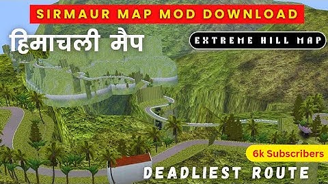 Sirmaur Map Mod download bussid | Himachal Map mod download | avrogamerz