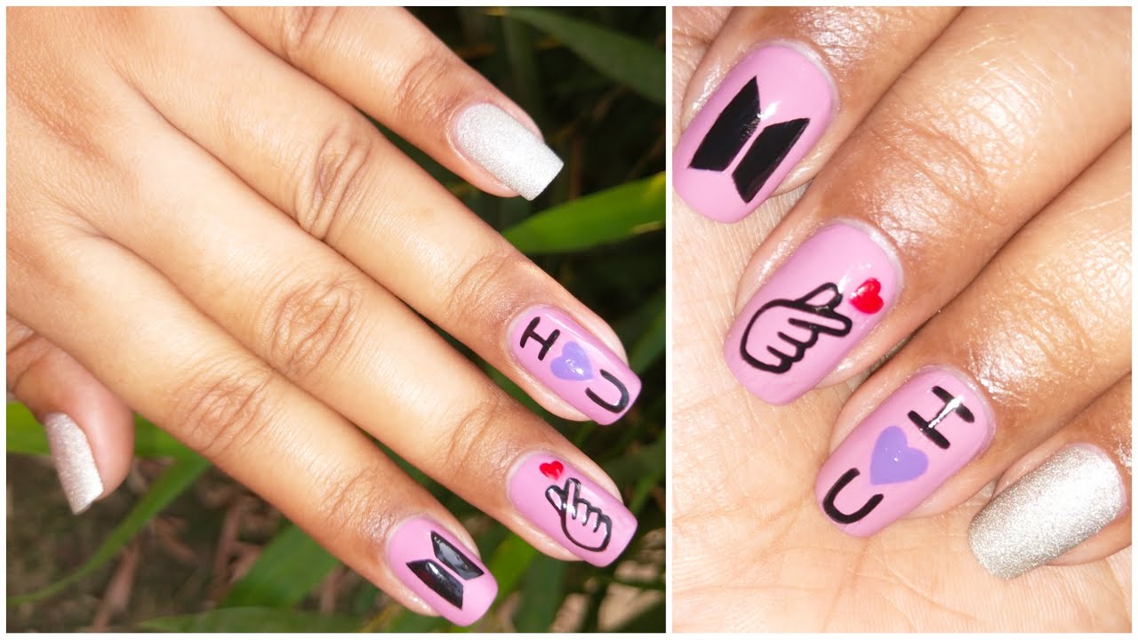 3. BTS V's Best Nail Art Moments - wide 9