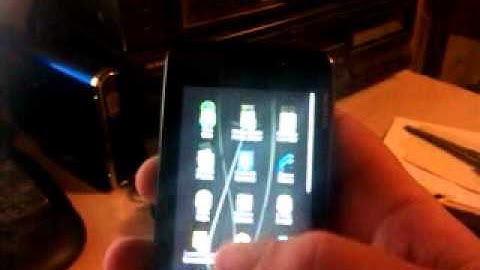 Nokia n900 full portrait with omweather widget and new CSSU