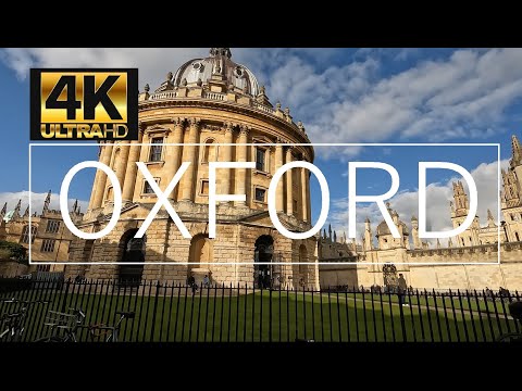 OXFORD, ENGLAND - UNITED KINGDOM [1 Hour Walking Tour in 4K]