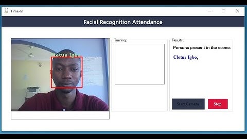 Facial Recognition Attendance System in C# Emgu CV and OpenCV
