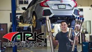 Best Honda Civic 10th Gen Exhaust Ever Ark Performance Dt S Install Greddy Dd R Comparison Youtube