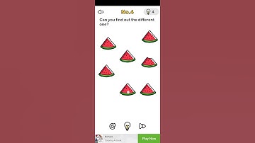 Brain Out | Level 4 | Can you find out the Different one ???