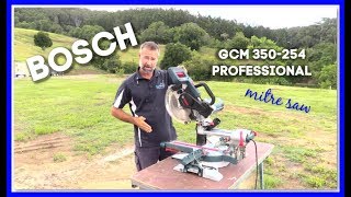 BOSCH GCM 350  254 mm Professional  Sliding Mitre Saw