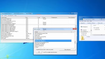 How to redirect prints to multiple printers automatically