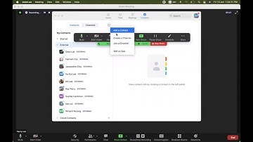 How to add a contact on zoom