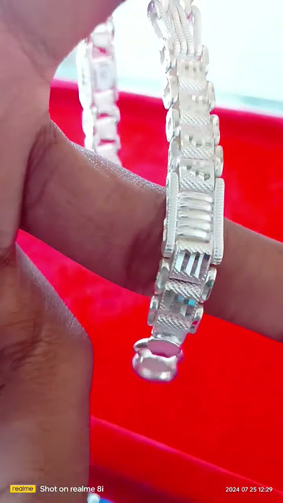 latest silver mens bracelet#latest design of silver bracelet for men#silver bracelet# Salman Khan
