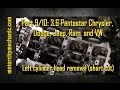 Part 9/10: 3.6 Pentastar engine left cylinder head removal (the short cut)